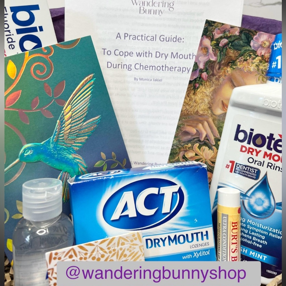 Chemotherapy Dry Mouth Care Package Handmade by a Breast Cancer Survivor